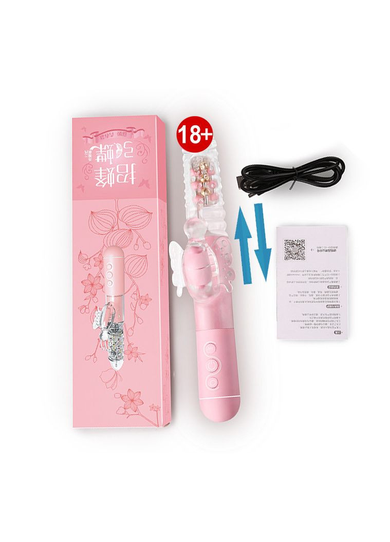 Вібратор кролик пульсатор подвійний секс машина з рухом SuperFly вагінальний для клітора Lovetoy (303904873)