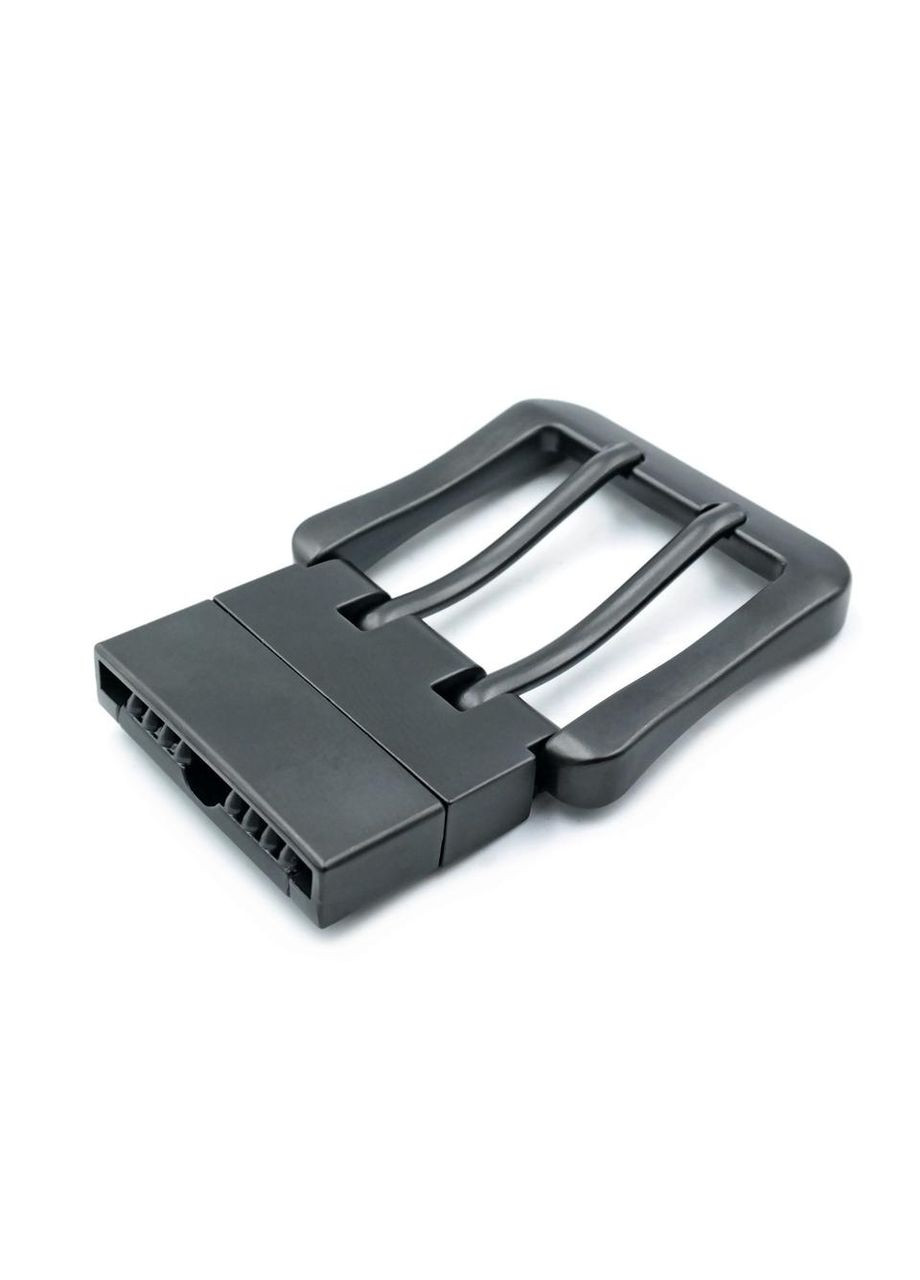 Ремень тканевый двухсторонний 3,8х120 см Серый + Черный Weatro (346121241)