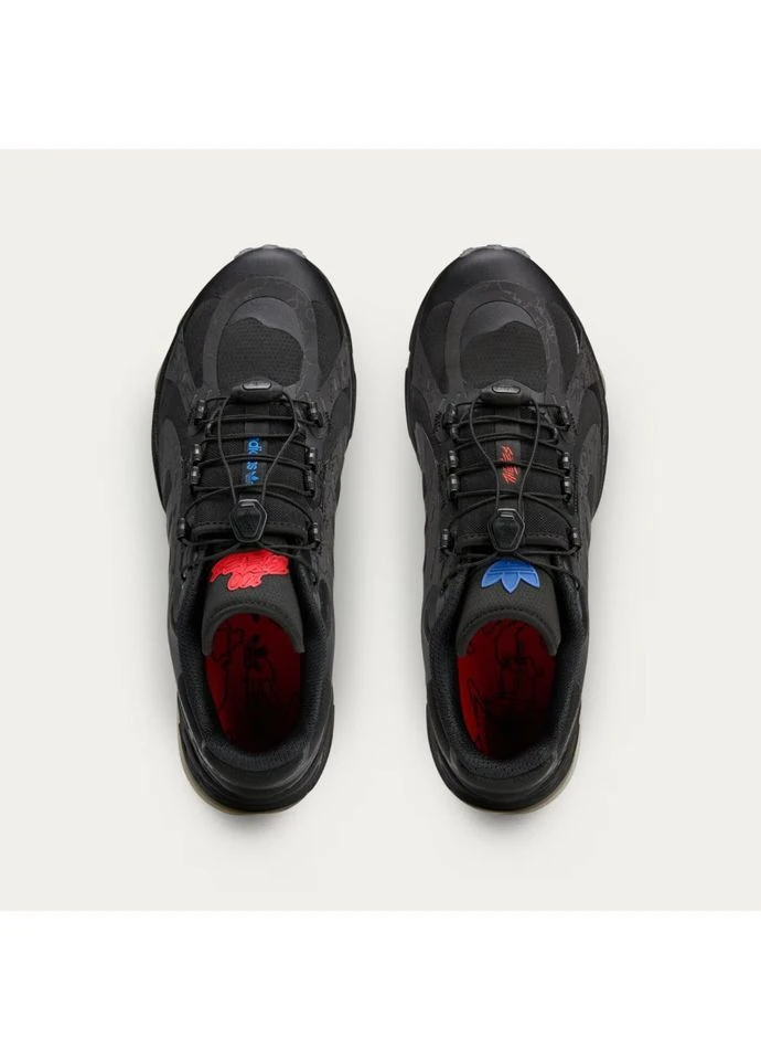 Черные демисезонные кроссовки savage 100 thieves adidas