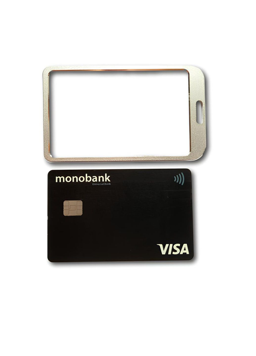 Обложка металлическая для документов в форме карты: водительских прав, ID паспорта или банковских карт Silver Reform (305827648)