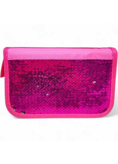 Пенал-книга с пайетками MIC для канцелярии с двумя отделениями и блестящей отделкой. ProDobro (367097403)