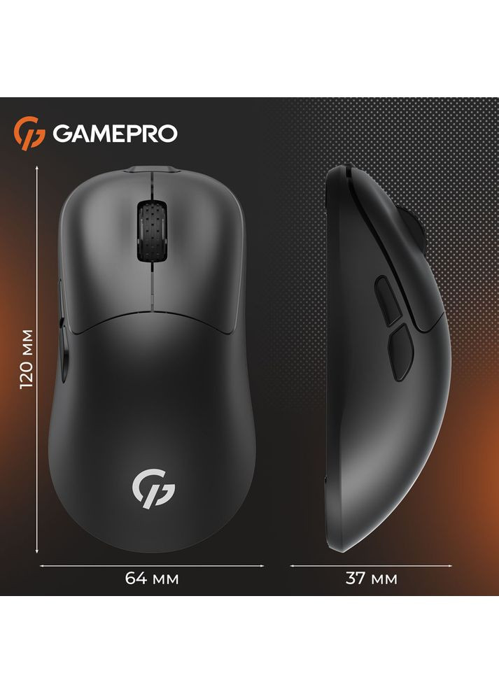 Миша GM990B 2.4G Black GAMEPRO (313931228)