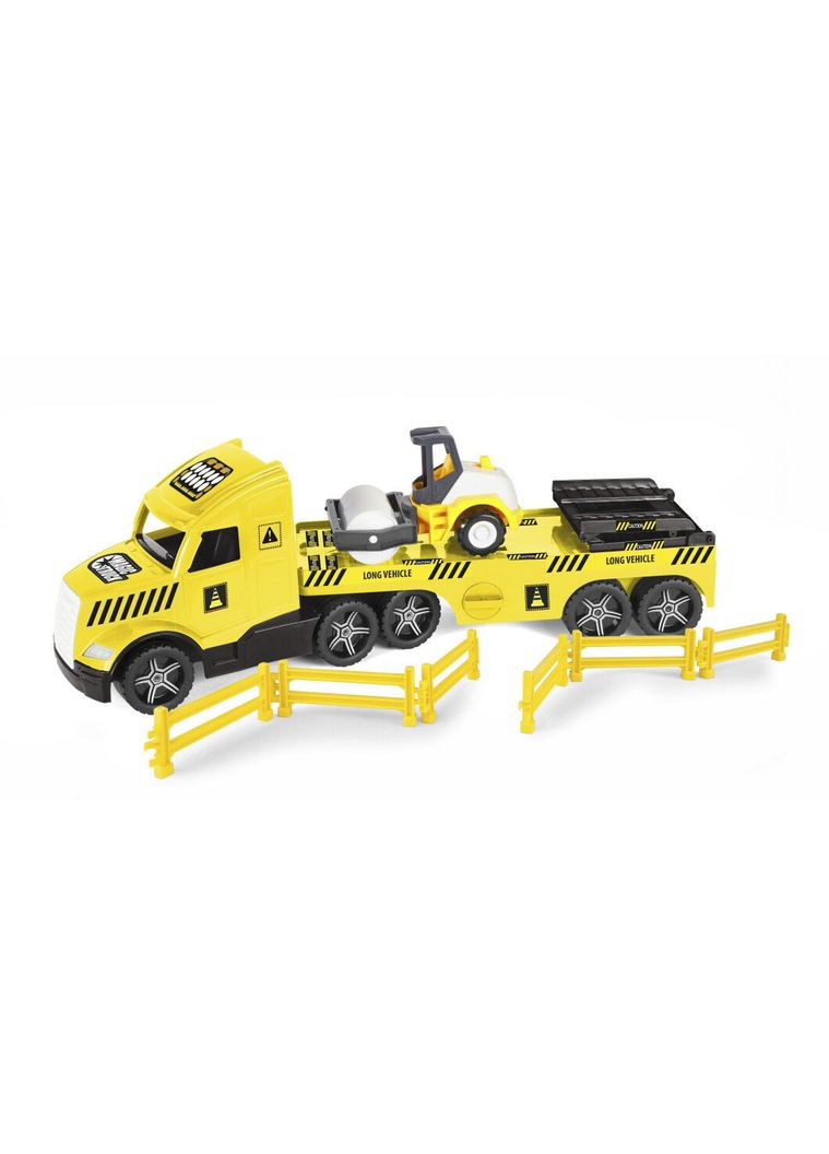 Іграшка дитяча Magic Truck Technic Вантажівка з котком (36450) Тигрес (365544945)
