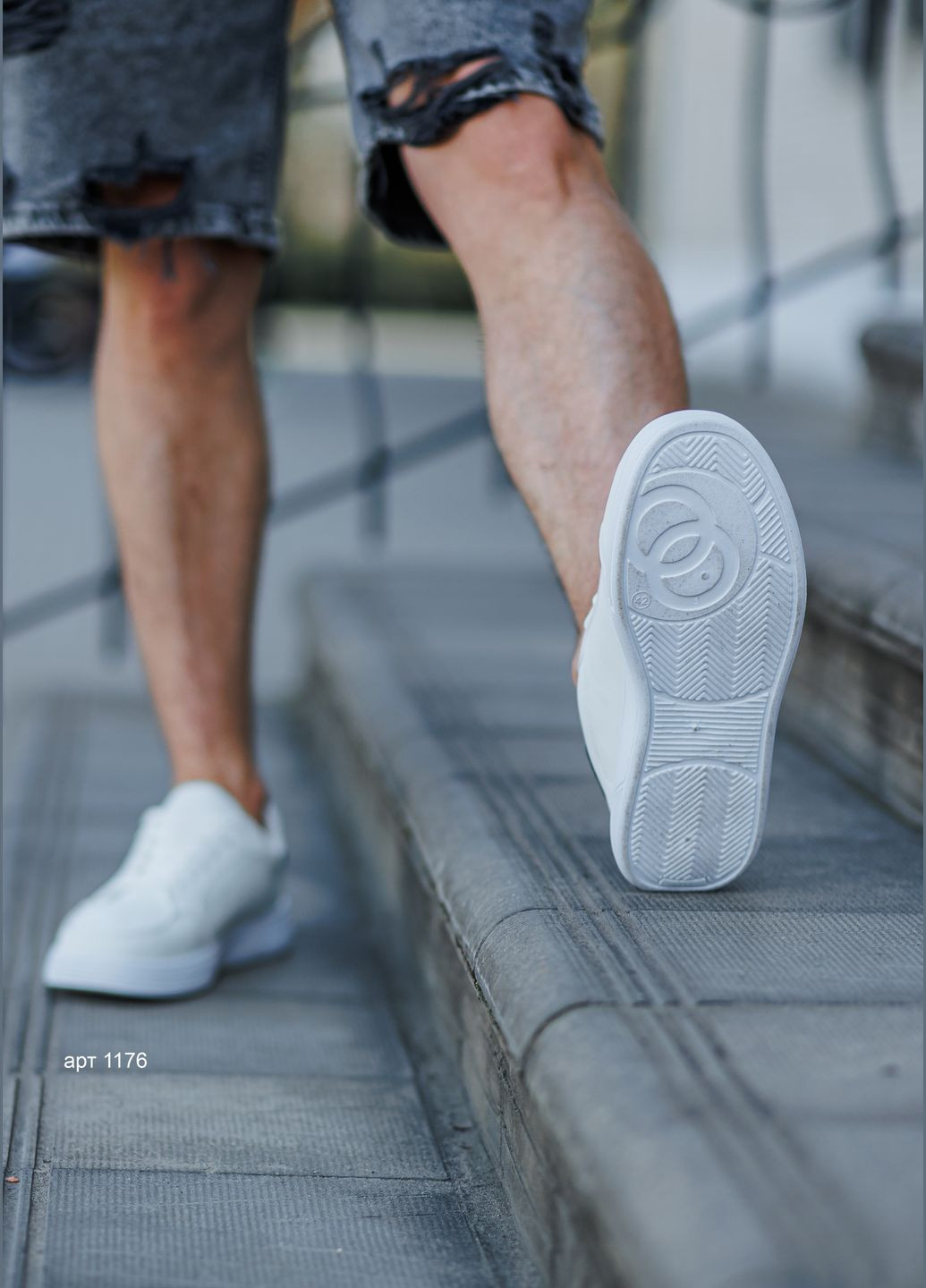 Белые кеды мужские classic ked white black No Brand