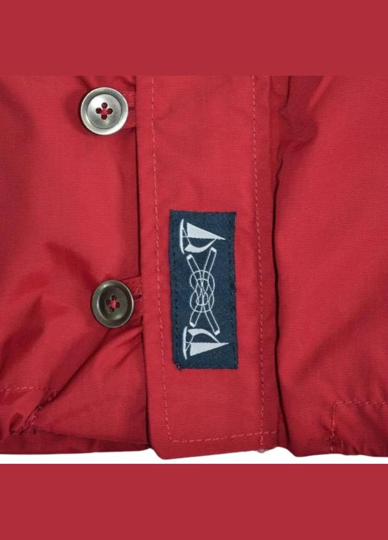 Красная демисезонная ветровка Quadri foglio