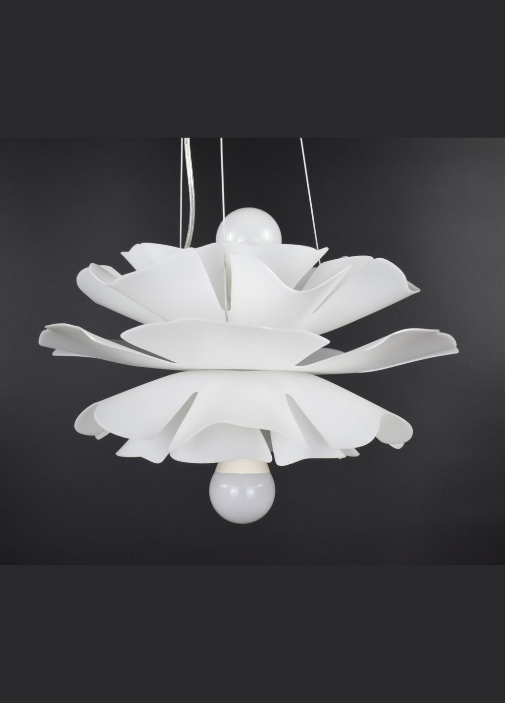 Люстра подвесная на 2 лампочки 26611 Белый 30-140х41х41 см. Sunnysky (364757674)