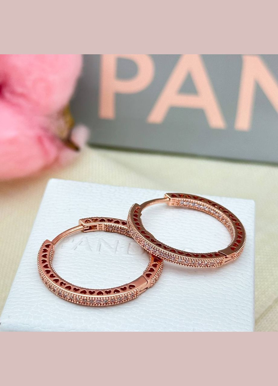 Серебряные серьги Pandora Rose No Brand (334305736)