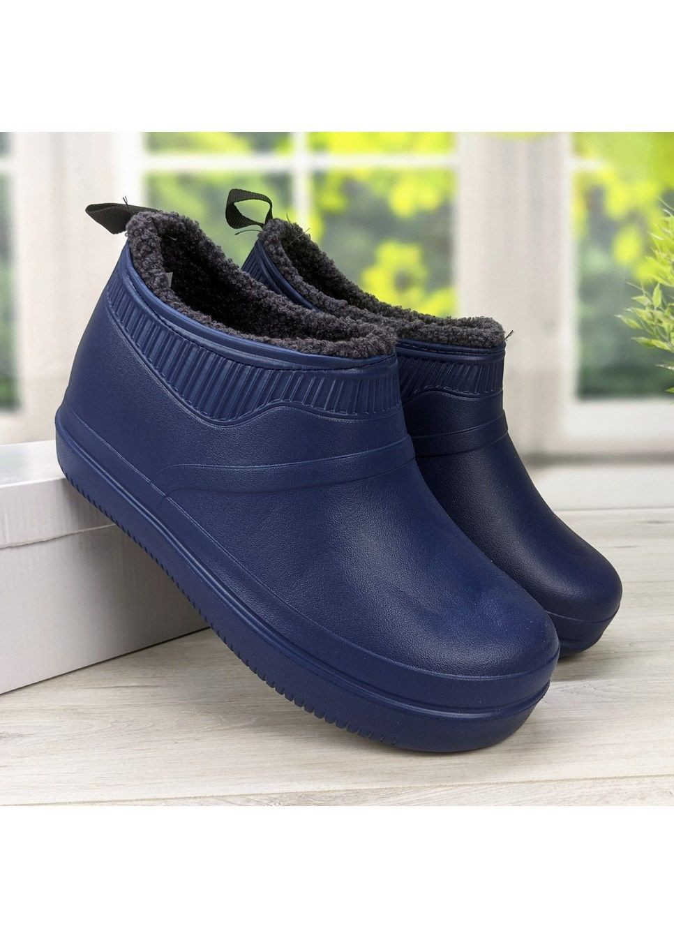 Калоші чоловічі піна з хутром без задника Dago (301690011)