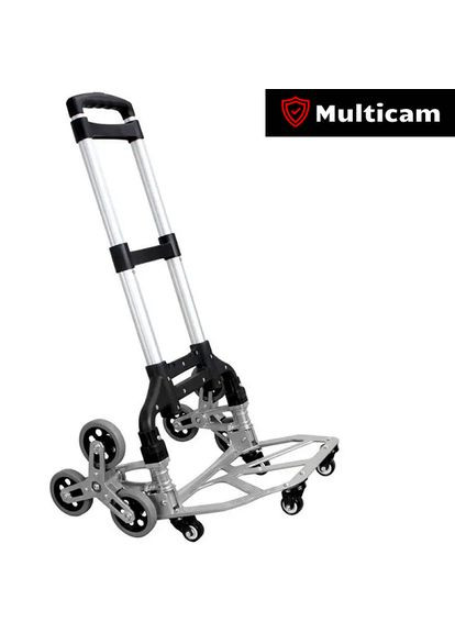 Ручная алюминиевая тележка Boxer грузовая до 70 кг, транспортная, кравчучка, складная с телескопической ручкой Multicam (322578643)