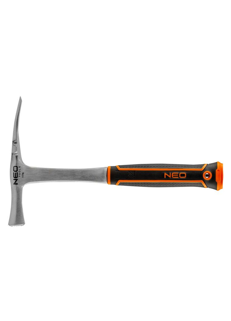 Молоток-кирка (широкий) 600 г, монолітна конструкція Neo Tools (354198621)