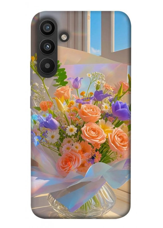 Чохол з принтом для Samsung Galaxy A34 5G / для самсунг галаксі А34 Яскравий букет No Brand (339063497)