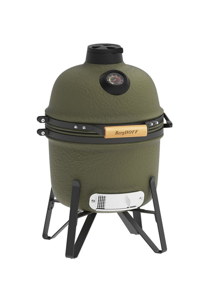 Маленький керамический угольный гриль зеленый 2415708 BergHoff (316467914)