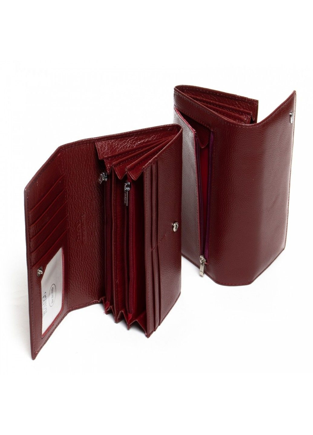 Шкіряний жіночий гаманець Classik W501 wine-red Dr. Bond (278274774)