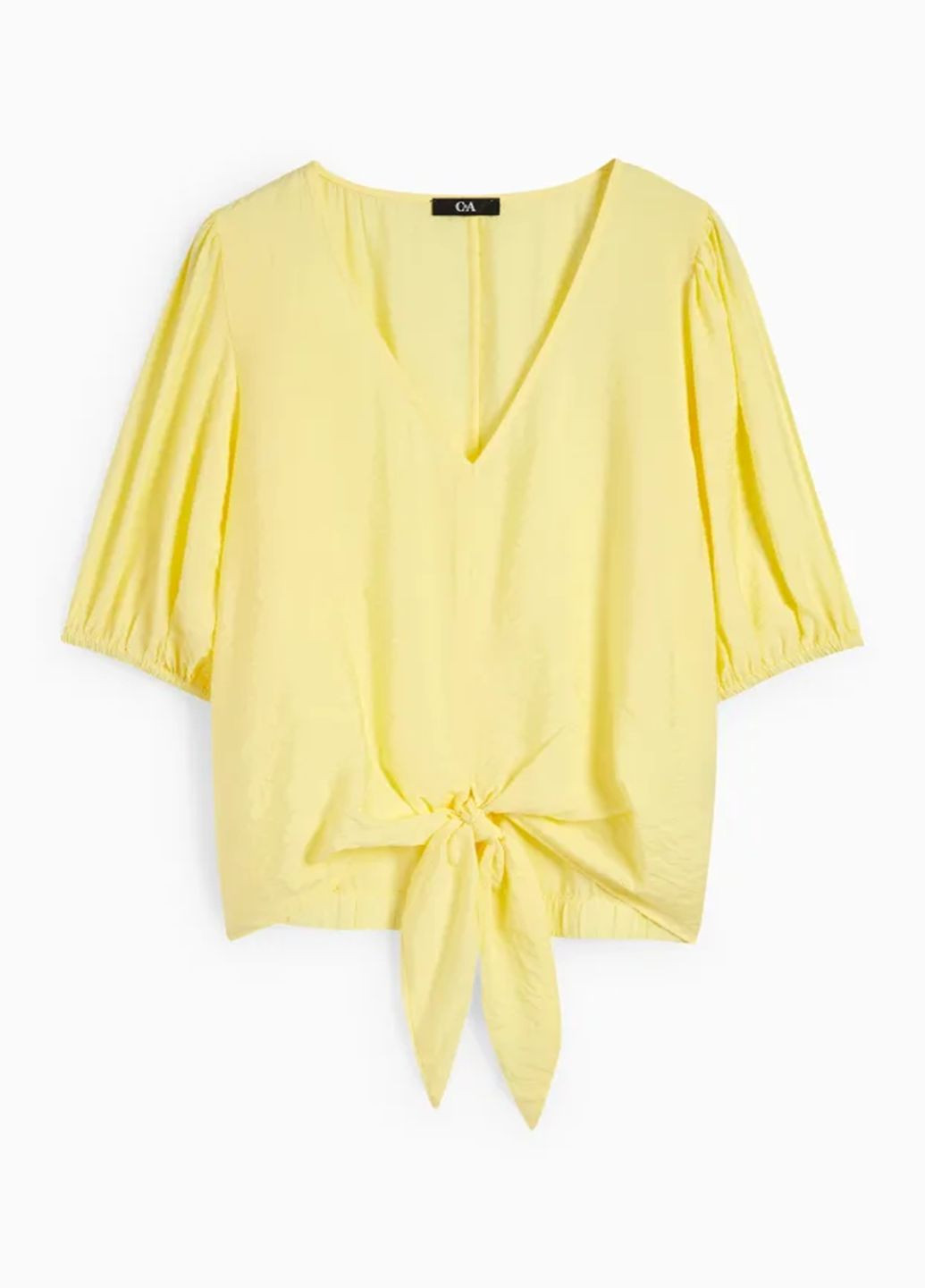 Желтая блузка C&A