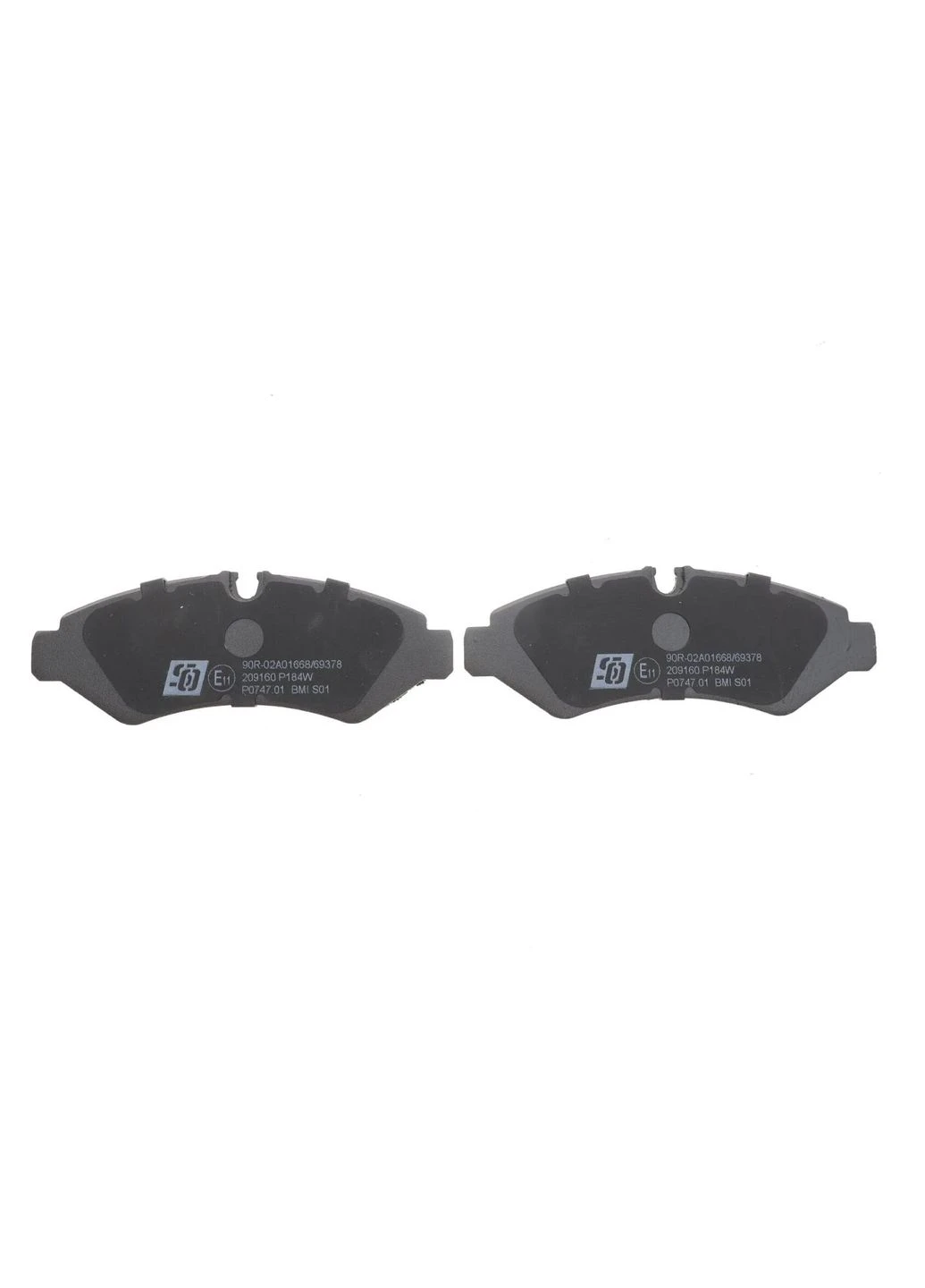 Колодки гальмівні (задні) MB Sprinter 211-319 18- (Brembo) 209160 UA63 No Brand (339655648)