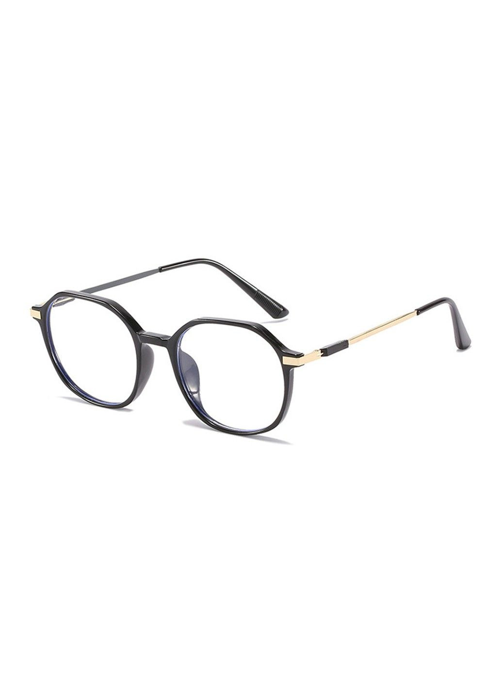 Солнцезащитные очки Stella имиджевые прозрачные с черным No Brand (322763645)