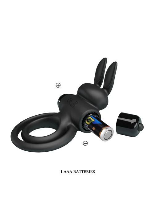 Ерекційне кільце Vibrant Penis Ring III Black Pretty Love (400738392)