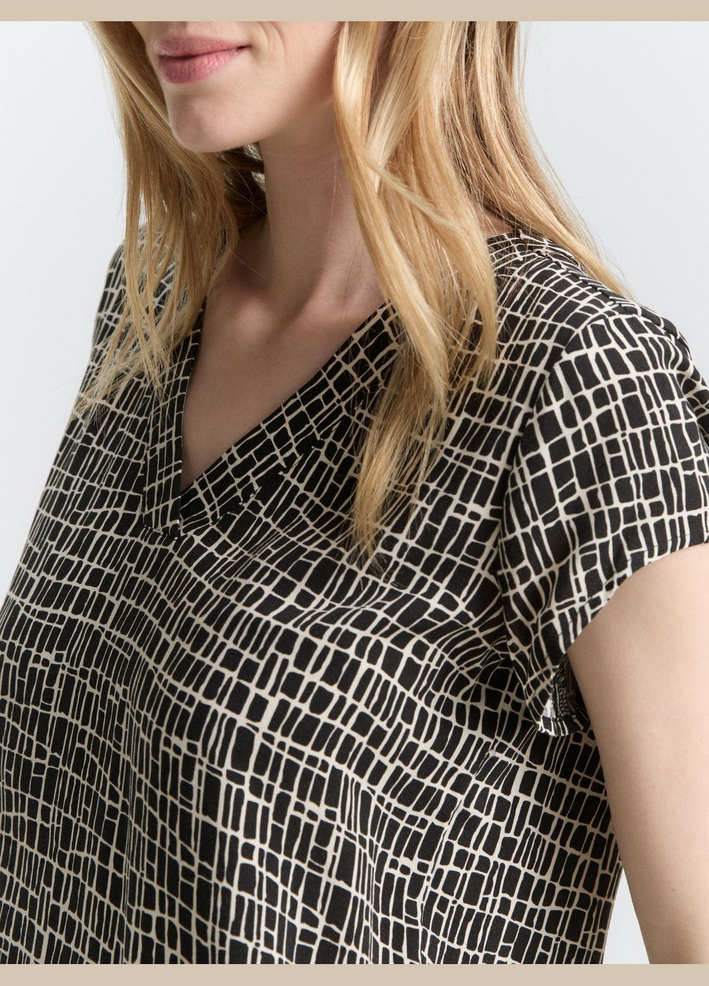 Чёрная блуза Tom Tailor