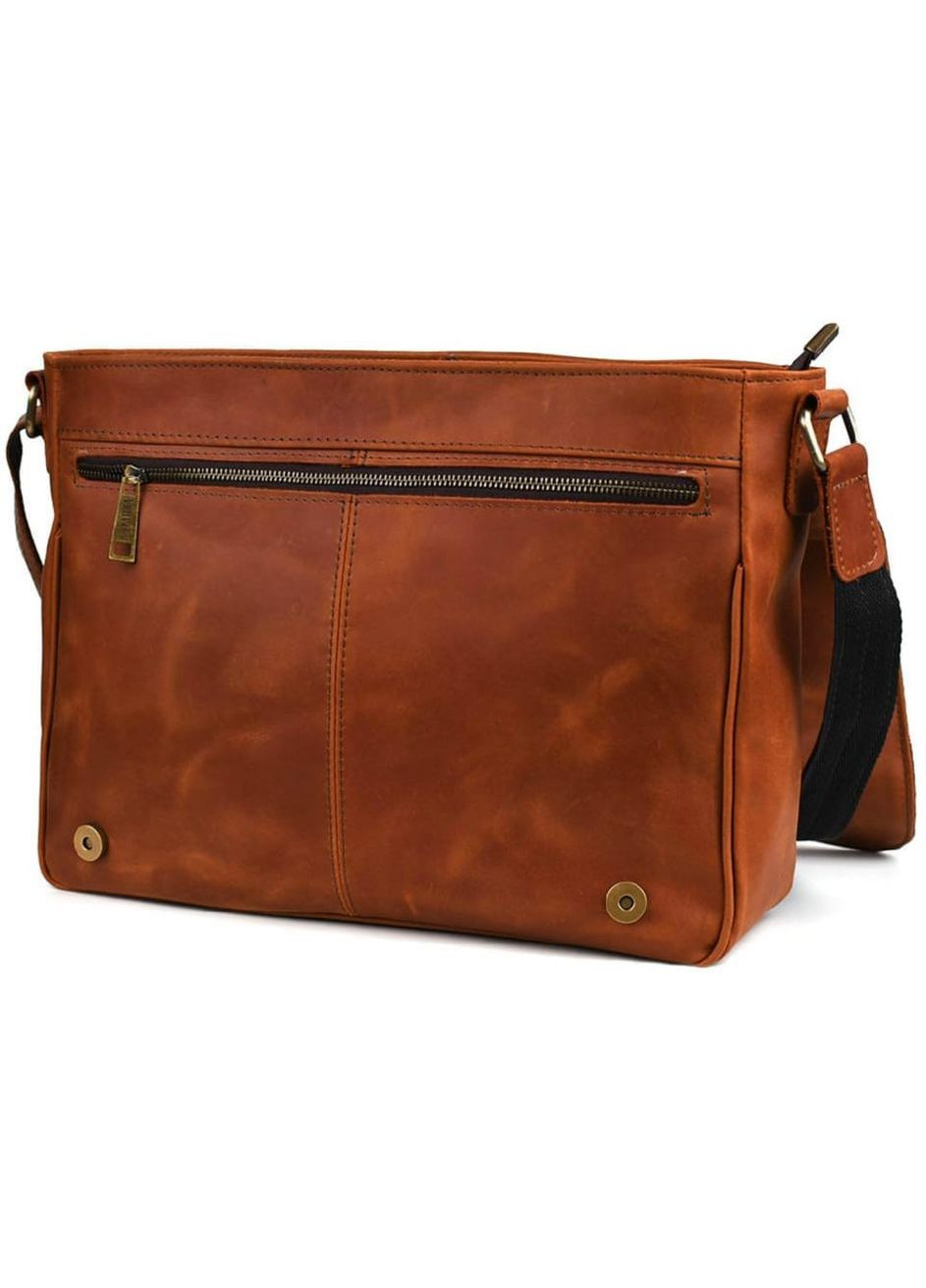 Сумка крос-боді через плече для документів та для телефону чоловіча з натуральної шкіри Коричневий 37293 TARWA (353690200)