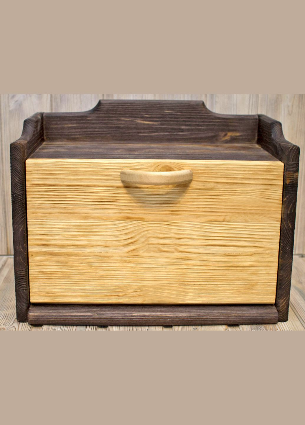 Хлібниця з дерева Мендоса мокко-ваніль (ХЛЕ-00011002) No Brand (327869666)