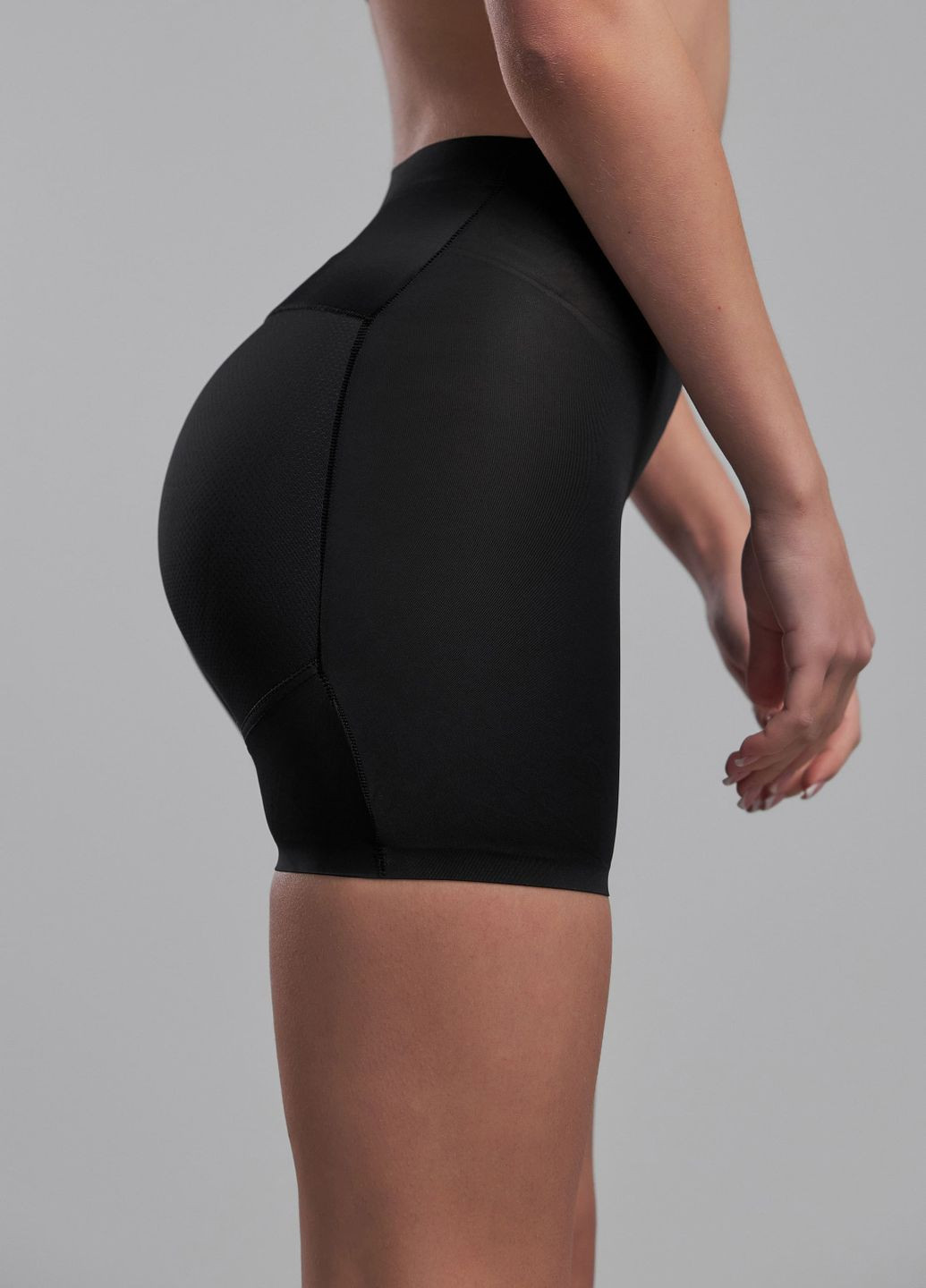 Пуш-ап трусики-шорты с накладной попой для увеличения ягодиц и втяжкой живота Nud (316094582)