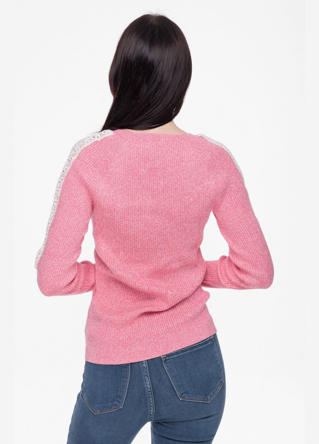 Світло-рожевий демісезонний светр жіночий - светр af4953w Abercrombie & Fitch