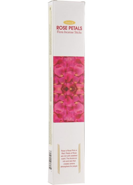 Ароматические палочки Лепестки розы Flora Incense Sticks Rose Petals 10шт (147501-27827) Synaa (368617403)