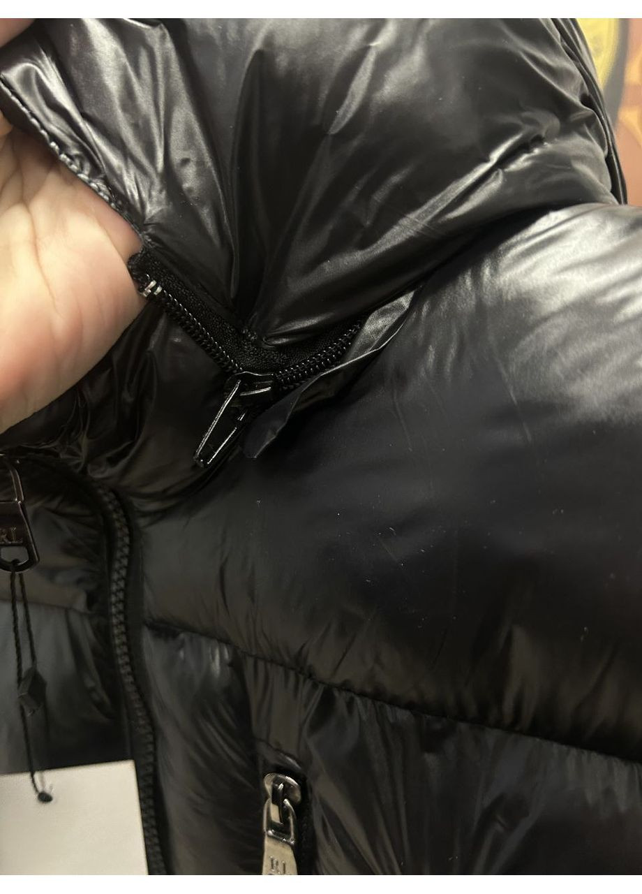 Жилетка со сьемным капюшонм черная матовая в стиле polo ralph lauren No Brand (366352307)