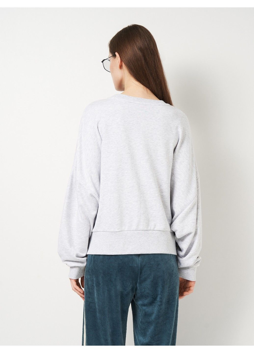 Сірий світшот Primark напис (360554832)