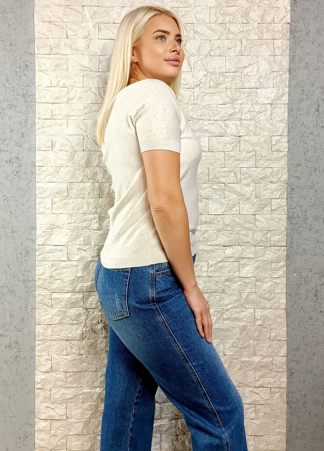 Молочний демісезонний джемпер джемпер Bluoltre