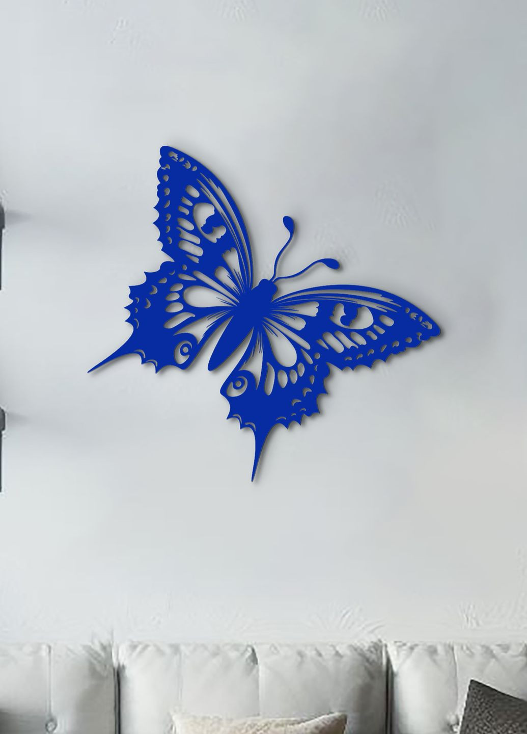 Настінний декор для дому, декоративне панно з дерева "Політ метелика", картина лофт 20х23 см Woodyard (292112967)