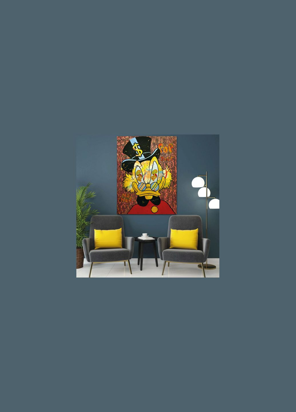 Картина Жадный Скрудж 45x60 см (P0449) Malevich Store (333338999)