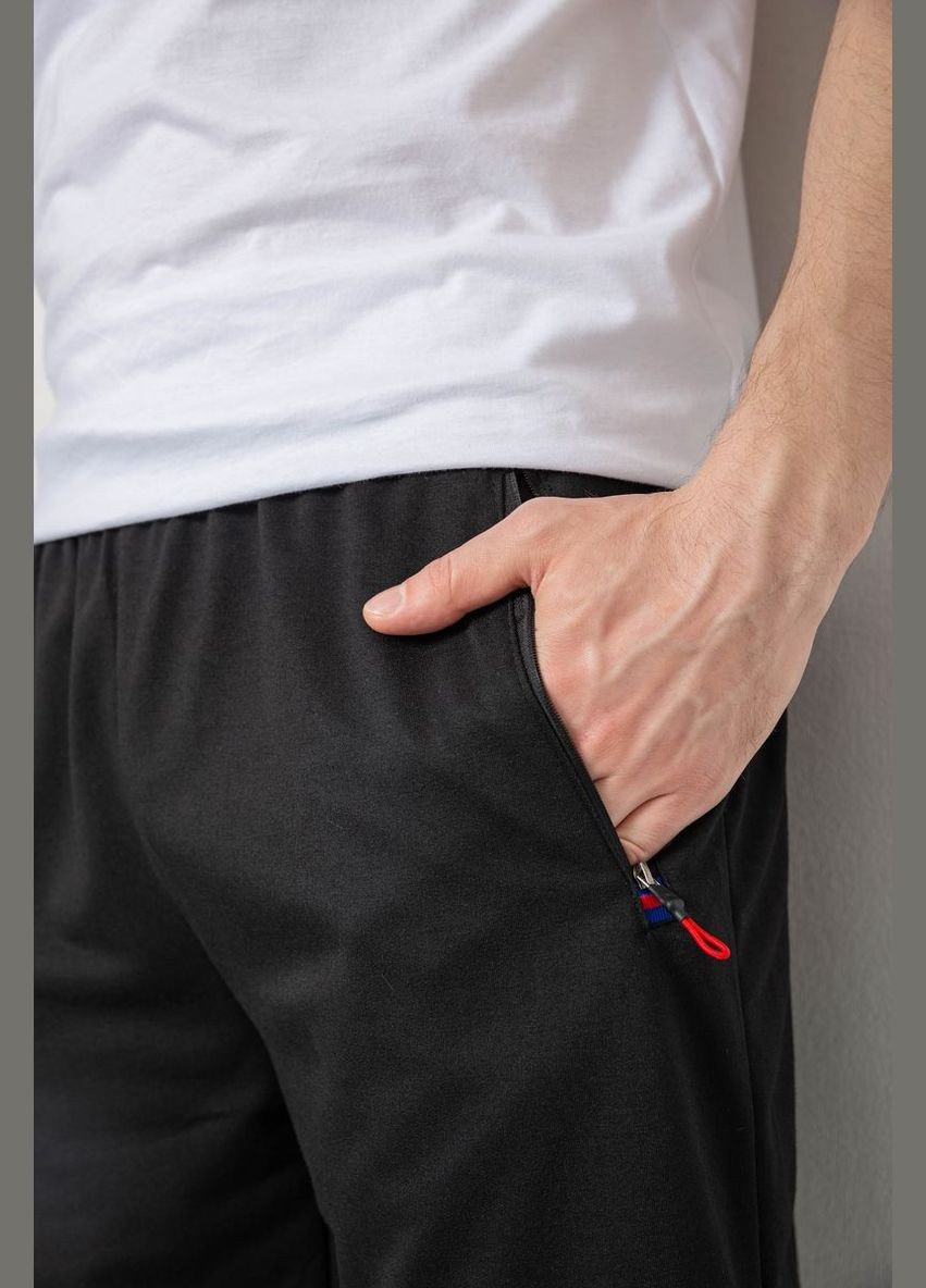 Черные спортивные, кэжуал демисезонные брюки Anello