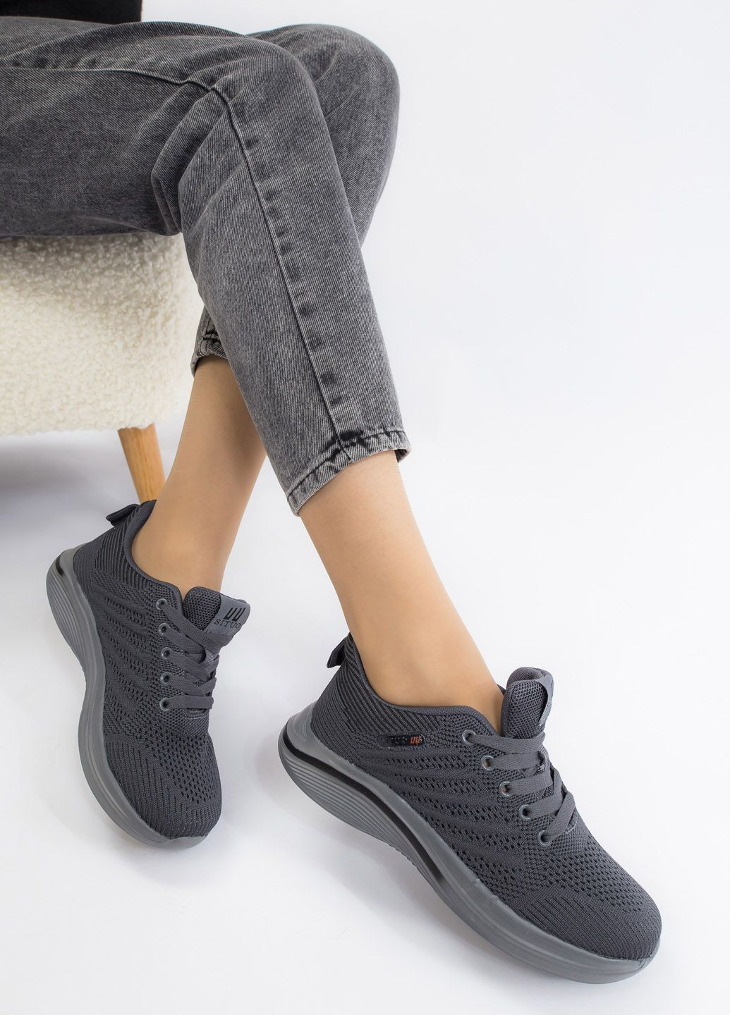 Кроссовки женские Situo серые всесезоны (340097115)