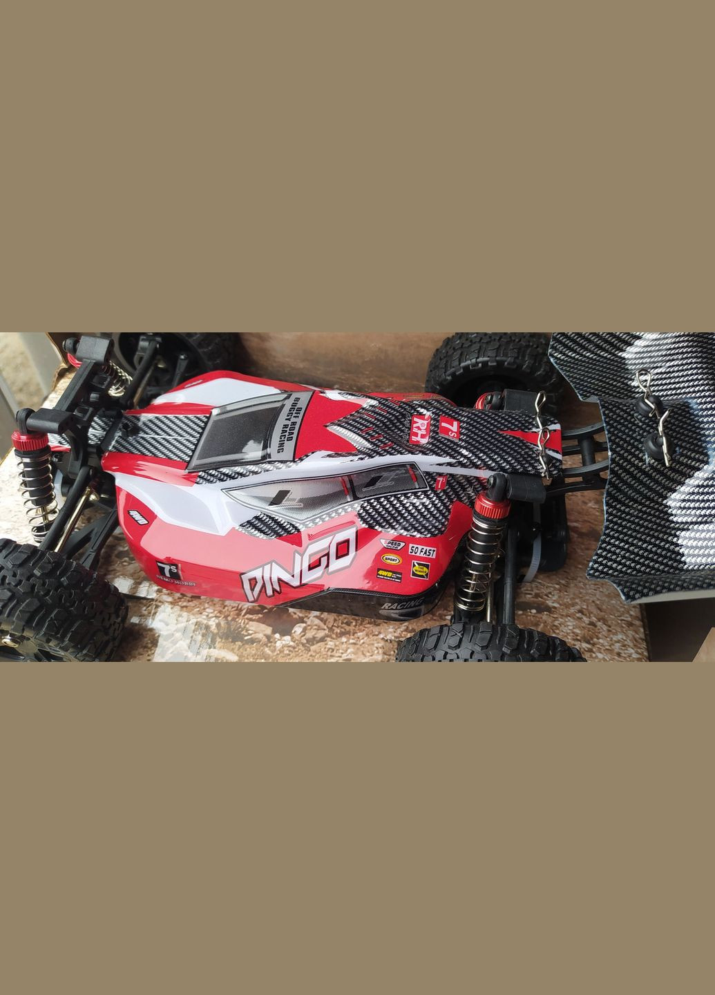Машинка на радіокеруванні 1651 Dingo 1/16 Buggy 4WD Red Remo Hobby (338598027)