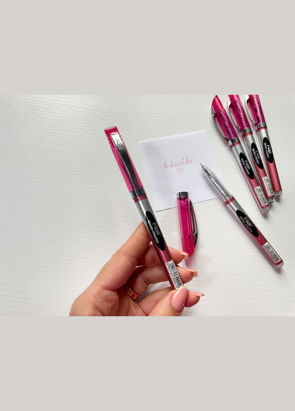 Ручка "Writometer ball" (10 км) красная, 0,5мм Километровка Flair (315403460)