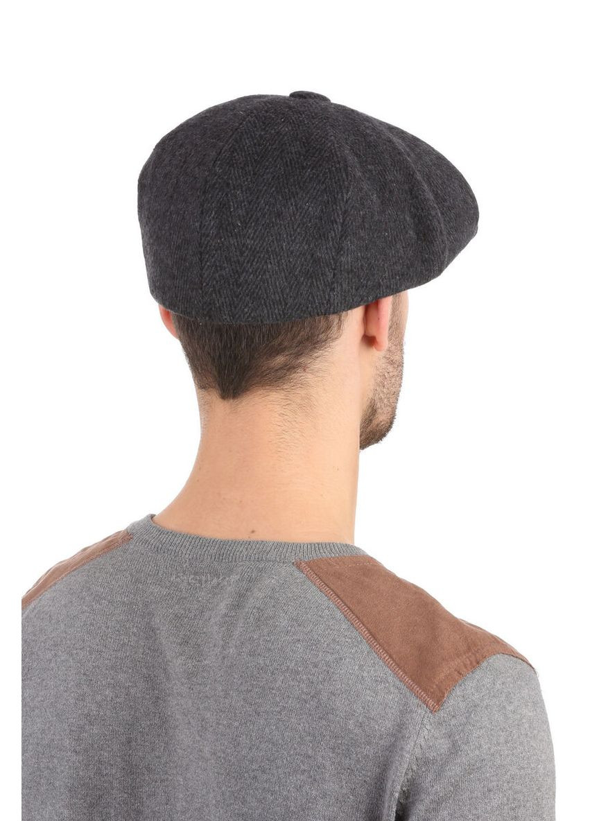 Кепка хуліганка темно-сіра в ялинку (SC6862) Shlyapka (295922458)