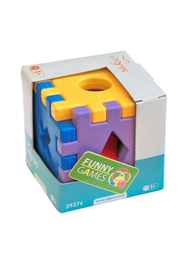 Пластиковий конструктор Tigres Чарівний куб 12 елементів (39376) Тигрес (364114943)