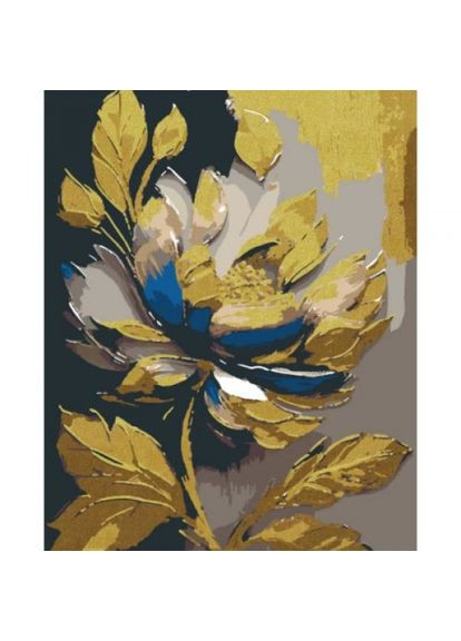 Картина за номерами "Квітне золото" 40х50 см Riviera Blanca (323135328)