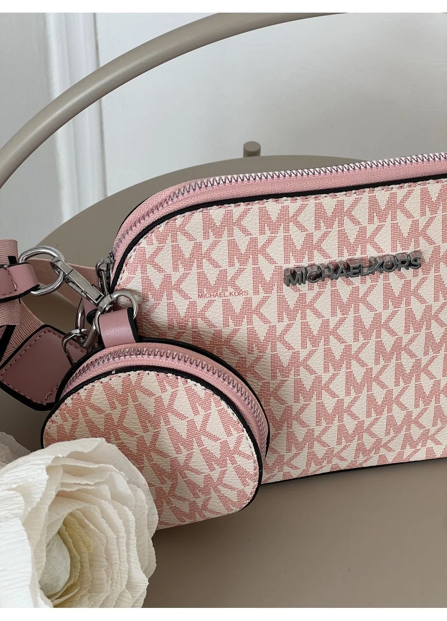 Сумка жіноча Michael Kors крос-боді 2 в 1 Майкл рожевий MDR No Brand (369934927)