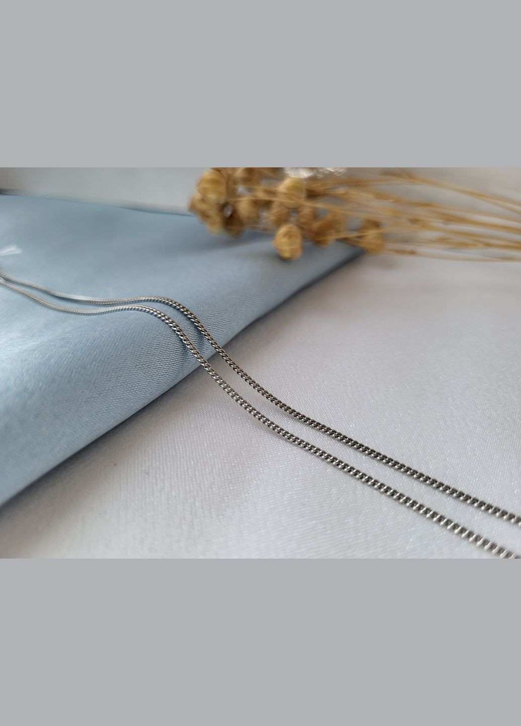 Срібний Ланцюжок ланцюг Панцир см срібло 925 проби Родоване 2.10г pd40rod No Brand (306854812)