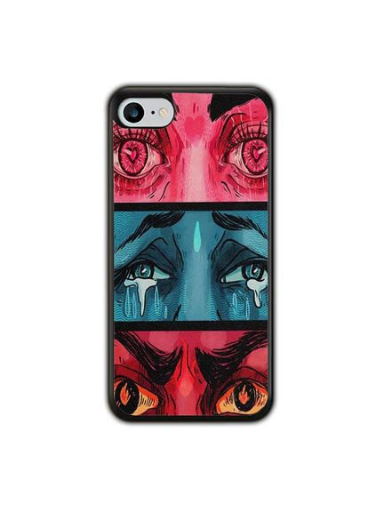 Чехол для Apple Iphone 8 Глаза Черный No Brand (302084872)