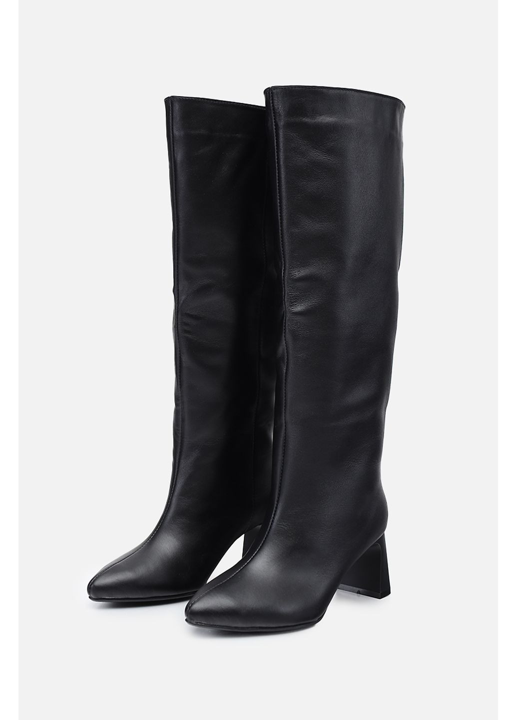 Осенние сапоги женские цвет черный цб-00281481 Yuki