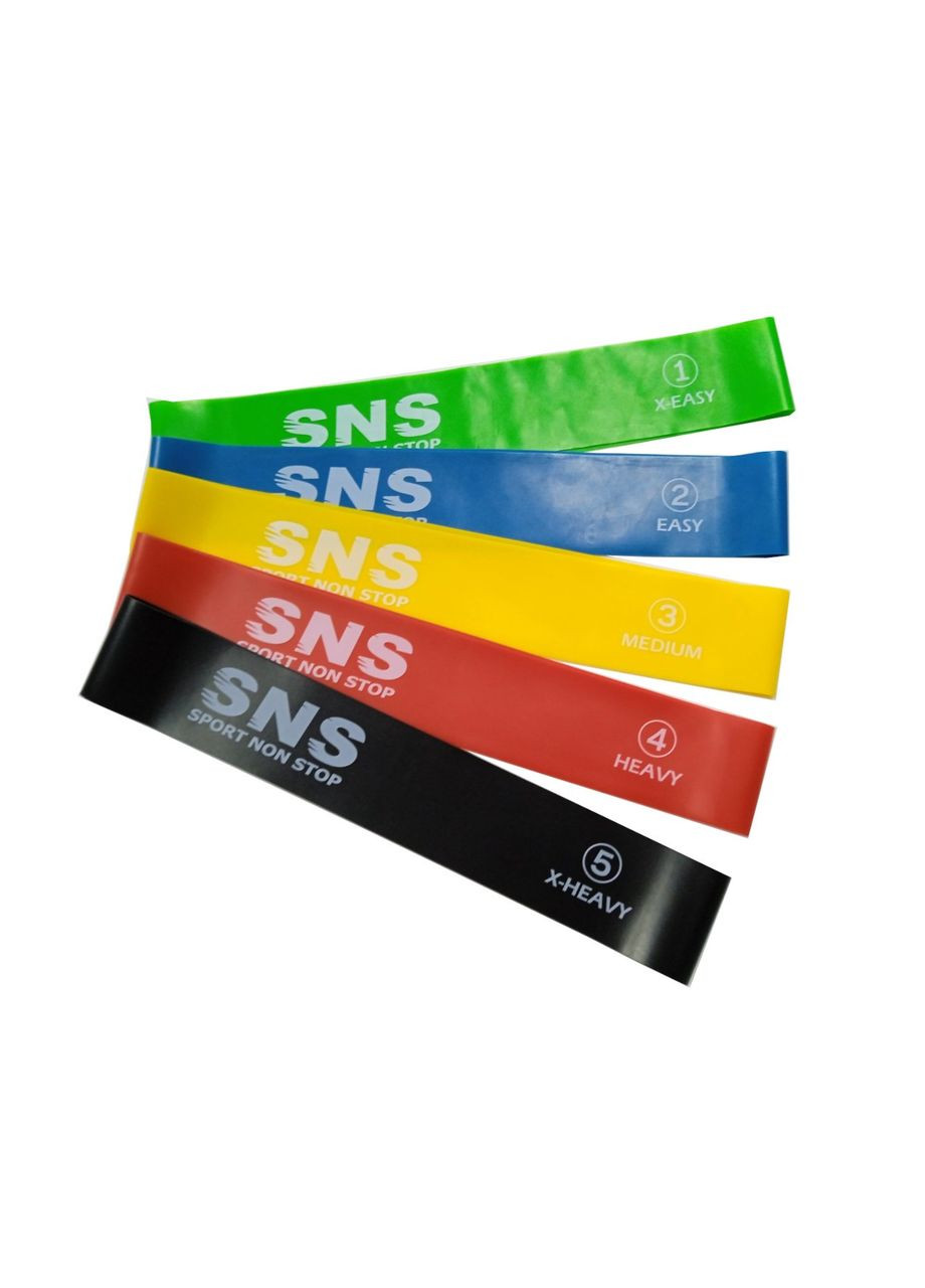 Набор для фитнеса с 5 эспандеров петель () SNS (315492825)