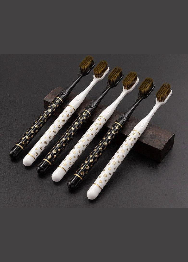 Зубна щітка в стилі LV чорна No Brand (295012665)