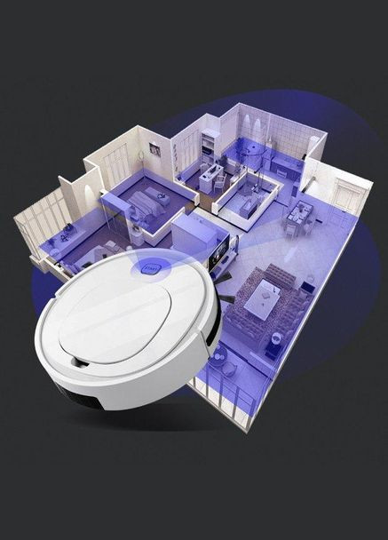 Робот-пылесос Alanc ES32 пылесос для сухой и влажной уборки с аккумулятором 1500 Вт (1756375449) No Brand (334257089)