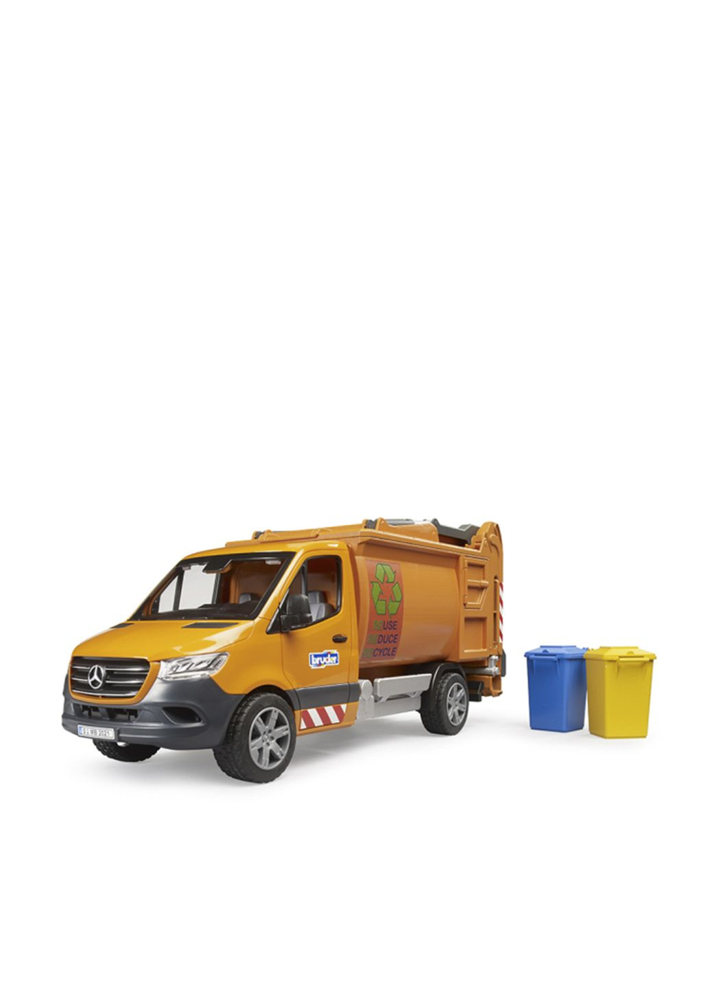 Машинка игрушечная. Мусоровоз MB Sprinter цвет разноцветный ЦБ-00274142 Bruder (322827323)