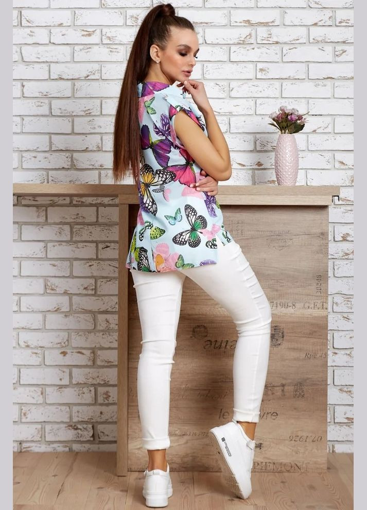 Голубая блуза Seventeen