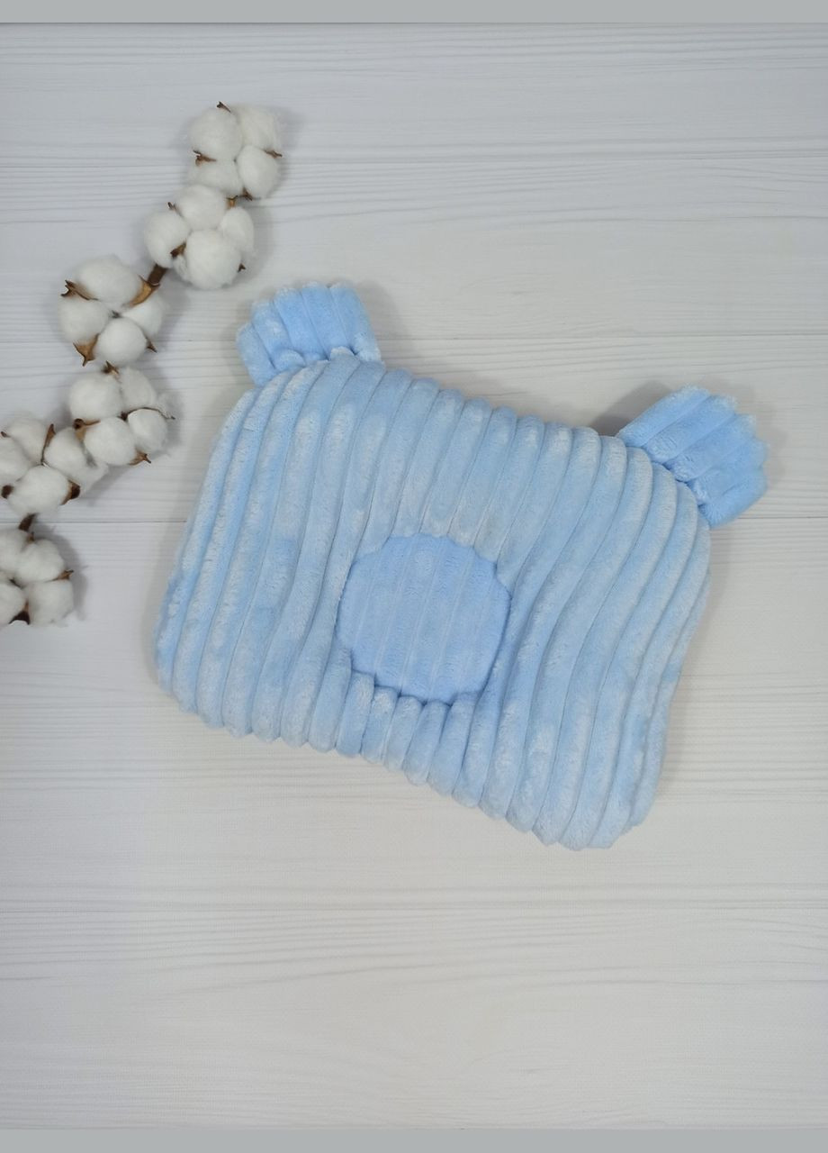 Подушка дитяча ортопедична a.l.babybox Горох 24x32 Блакитний No Brand (308389184)