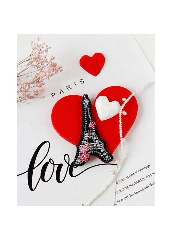 Набір для вишивання бісером "Серце Франції" AD-099 прикраси Abris Art (324767029)